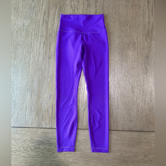 lululemon athletica Pants - Lululemon Wunder Train High-Rise Tight 25” Size 4 Purple